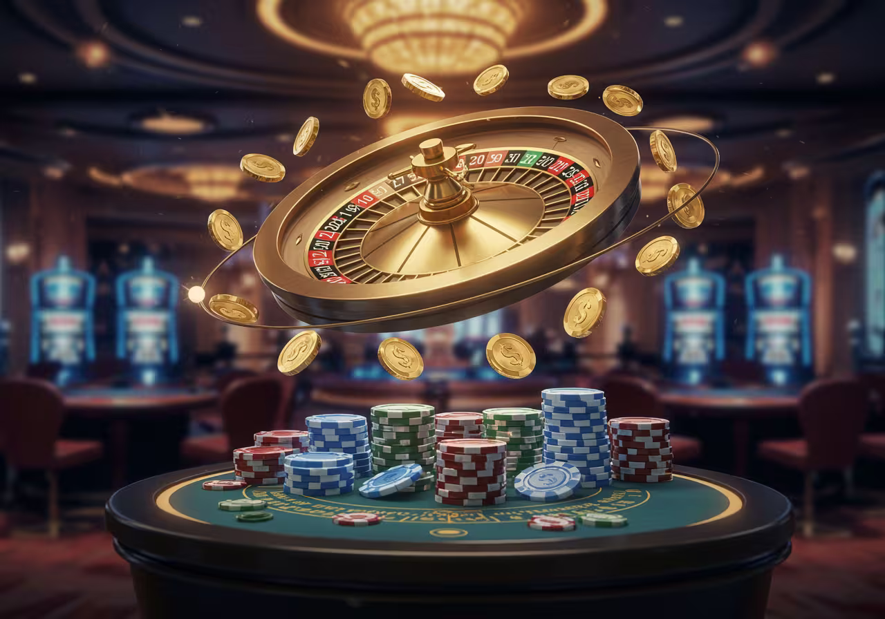 Skinsluck logo glowing on mobile dark background