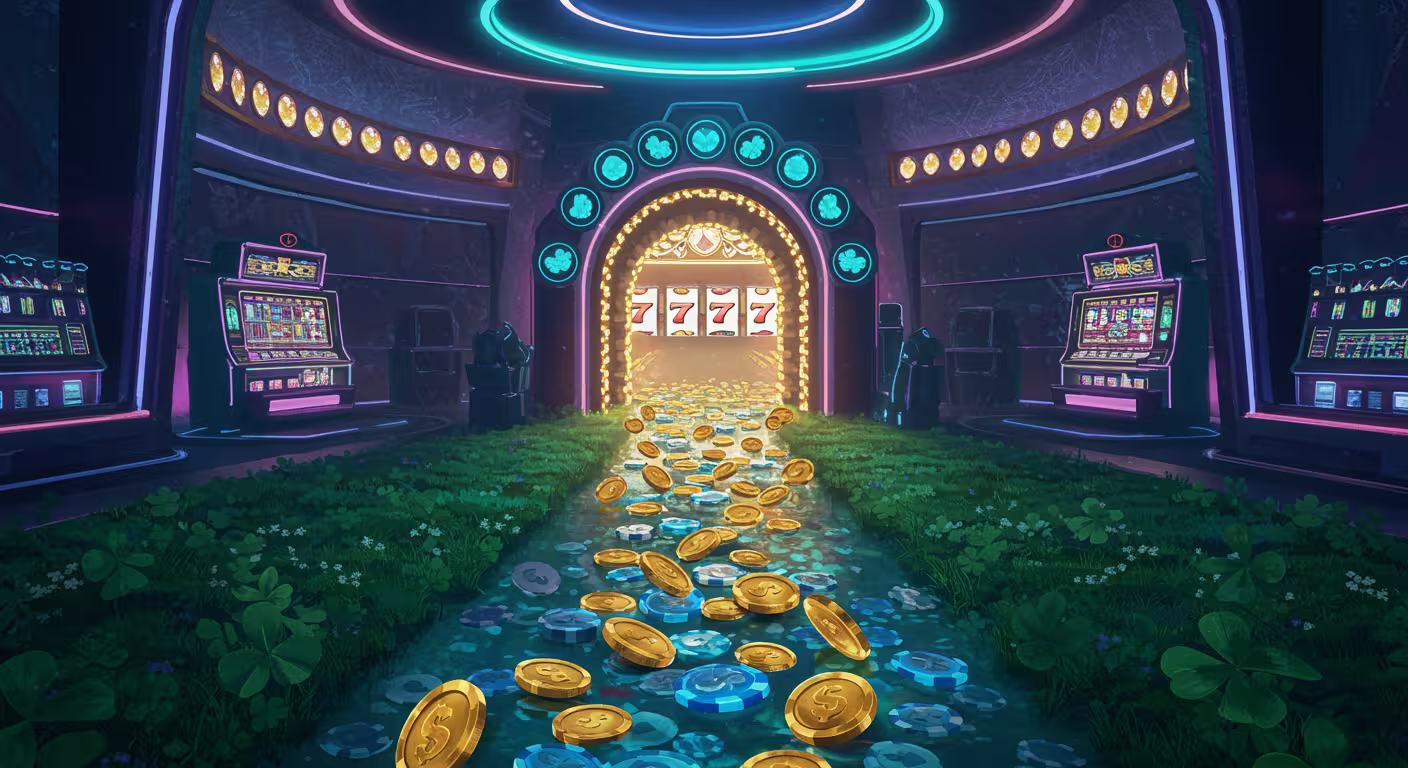 Skinsluck bonus guide hero image with neon cases